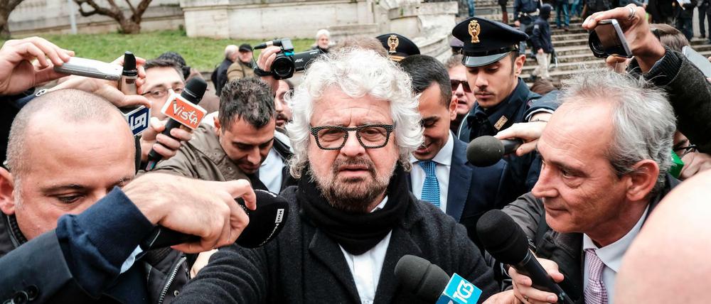 Der Gründer der italienischen Protestbewegung zieht sich zurück.