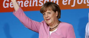 Merkel im Wahlkampf.