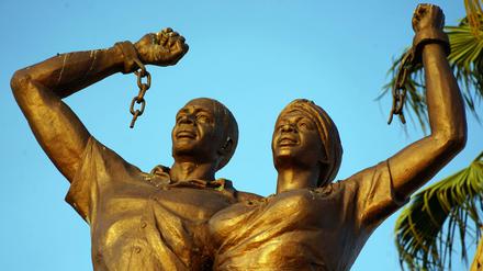Das Genozid-Denkmal in Windhoek in Namibia