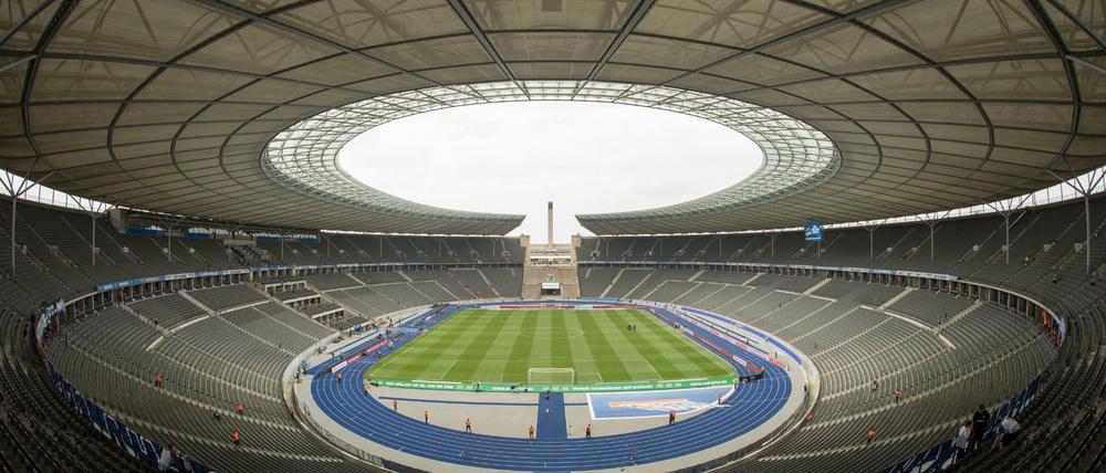 Das Berliner Olympiastadion.