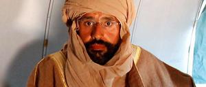 Verkleidet als Beduine: Saif al-Islam Gaddafi bei seiner Festnahme 2011.