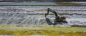 Hier wird Lithium in Chile abgebaut – doch das „weiße Gold“ gibt es auch in Sachsen. 