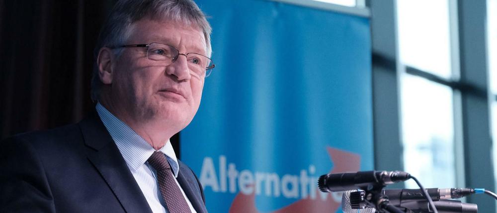 Bringt eine Spaltung der AfD ins Spiel: AfD-Chef Jörg Meuthen.