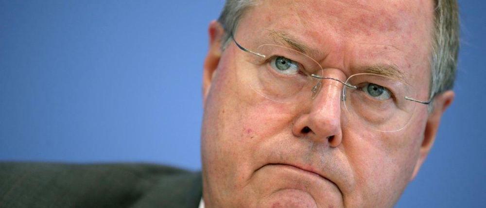 Peer Steinbrück (SPD) ist gegen einen Militäreinsatz in Syrien.
