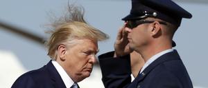 Die Haare müssen sitzen. Allein für Haarstyling gab Trump 70.000 Dollar aus – und setzte es von der Steuer ab.