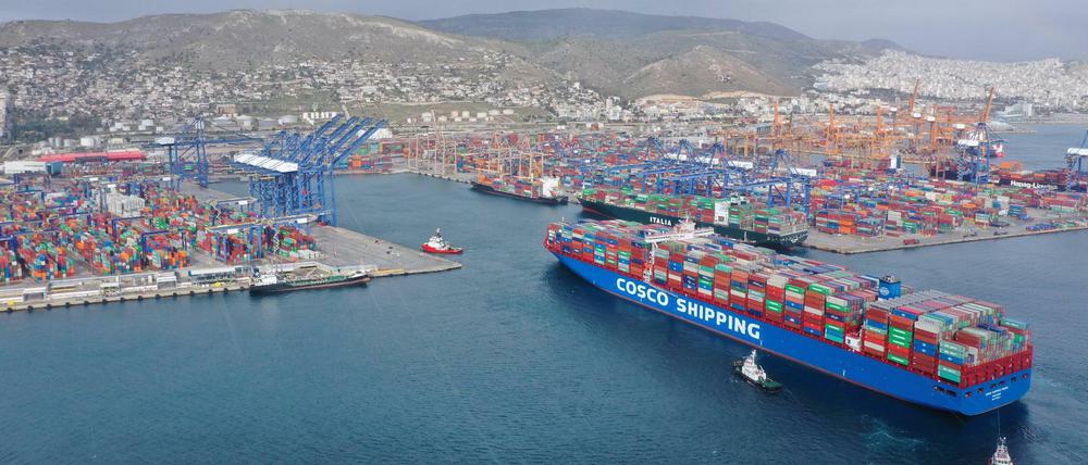 Der Hafen von Piräus ist zu Chinas Brückenkopf in Europa geworden. 