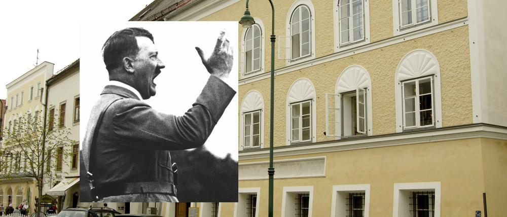 Hitlers Geburtshaus in Braunau.