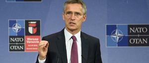 Nato-Generalsekretär Stoltenberg: Cyber-Angriffe können "eine Menge Schaden" anrichten.