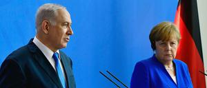 Israels Premier Benjamin Netanjahu und Kanzlerin Angela Merkel - in Sachen Iran sind sie sich nicht einig.