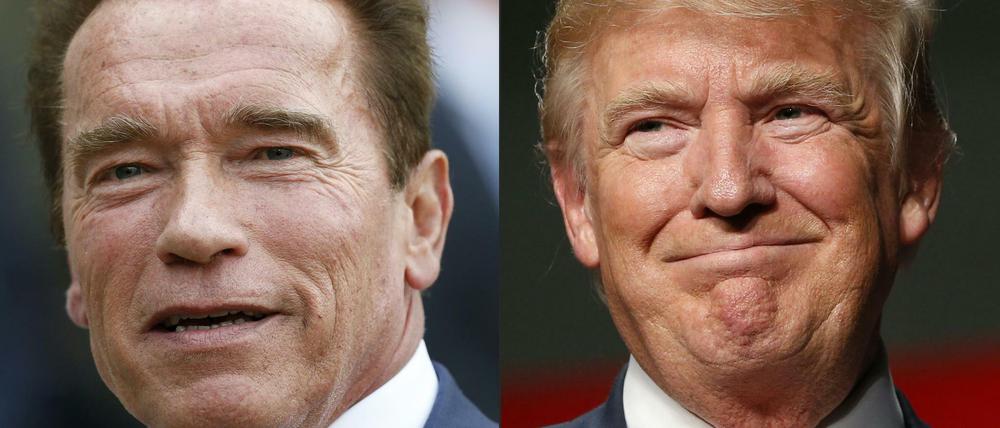 Arnold Schwarzenegger, Donald Trump.