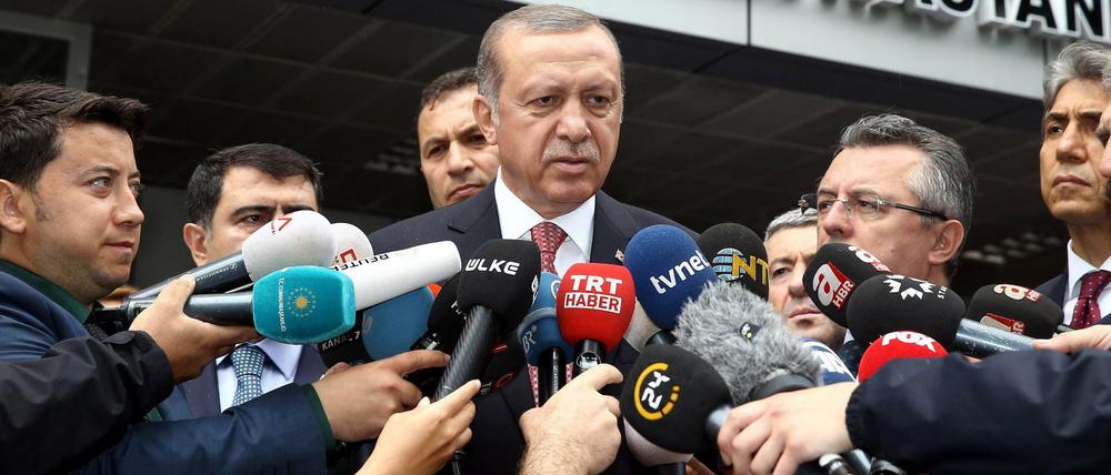 Kein Freund von Journalisten: der türkische Präsident Erdogan.