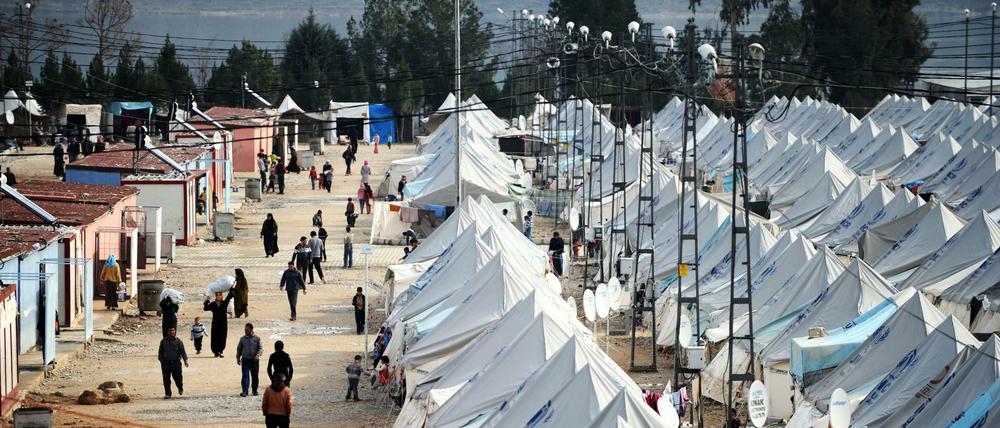 Das Flüchtlingslager Karkamis liegt in der Nähe der Stadt Gaziantep, die Bundeskanzlerin Angela Merkel besuchen wird. 