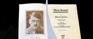 Ausgabe von "Mein Kampf" von Adolf Hitler aus dem Jahr 1940.