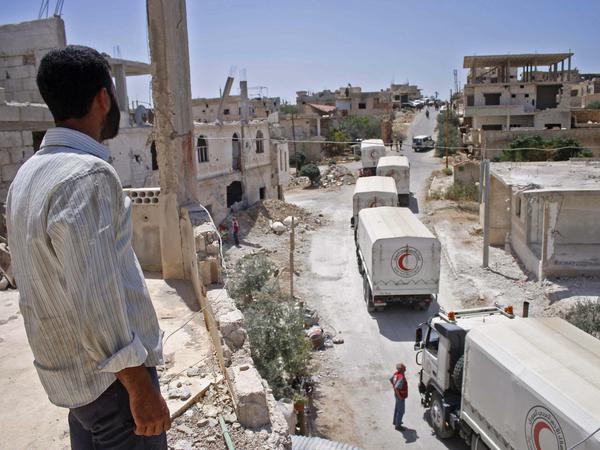 Millionen Syrer sind auf Hilfe angewiesen. Auch die Einwohner der von Regierungseinheiten zurückeroberten Stadt Daraa.