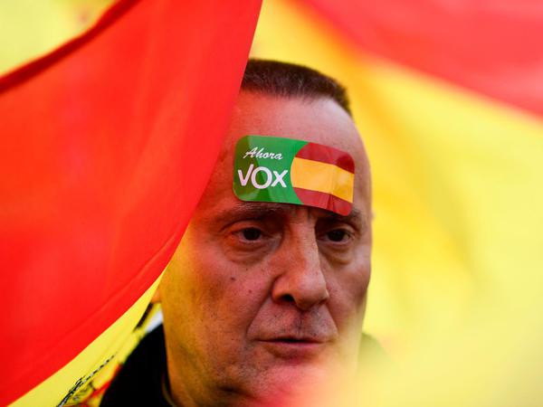 Am Wochenende gingen Tausende Spanier auf die Straße, um gegen Kataloniens Unabhängigkeitbestrebungen zu protestieren. Rechte Parteien wie "Vox" hatten dazu aufgerufen.
