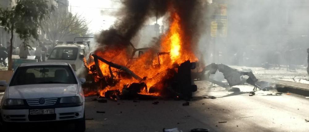 Der Bürgerkrieg in Syrien ist nicht zuende: In der City von Homs explodierte am 5. Dezember eine Autobombe in einem alewitischen Viertel.