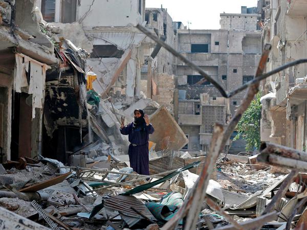 Weite Teile Syriens liegen in Trümmern, 80 Prozent der Einwohner gelten arm.