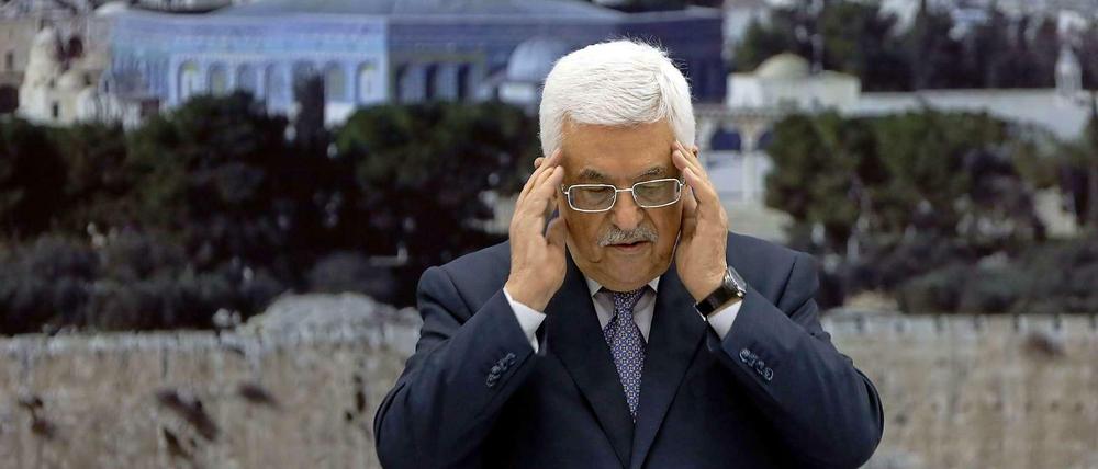 Palästinenserpräsident Mahmud Abbas droht der Hamas mit einem Ende der Zusammenarbeit.