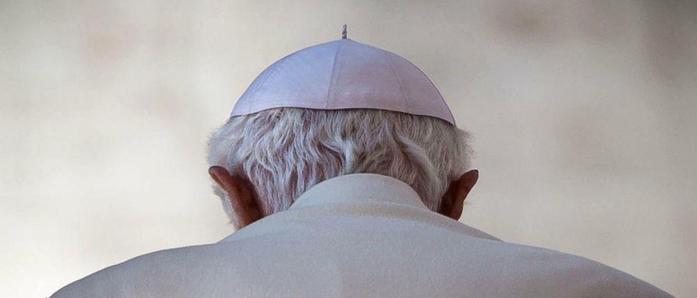 Der damalige Papst Benedikt XVI. im Februar 2013 