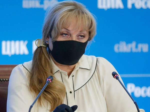 Ella Pamfilowa, Leiterin der zentralen russischen Wahlkommission, sieht keine Unregelmäßigkeiten bei der Abstimmung.