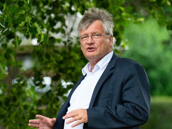 Parteichef Jörg Meuthen steht unter Beschuss.