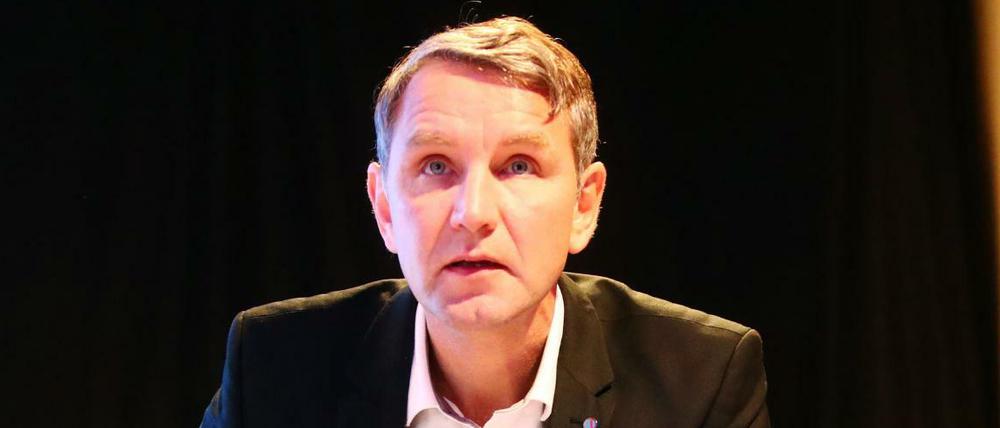 Der AfD-Fraktionsvorsitzender im Thüringer Landtag Björn Höcke. 