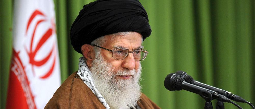 Irans oberster Führer Ajatollah Ali Chamenei im Oktober 2017. 