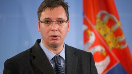 Serbiens Premier Aleksandar Vucic
