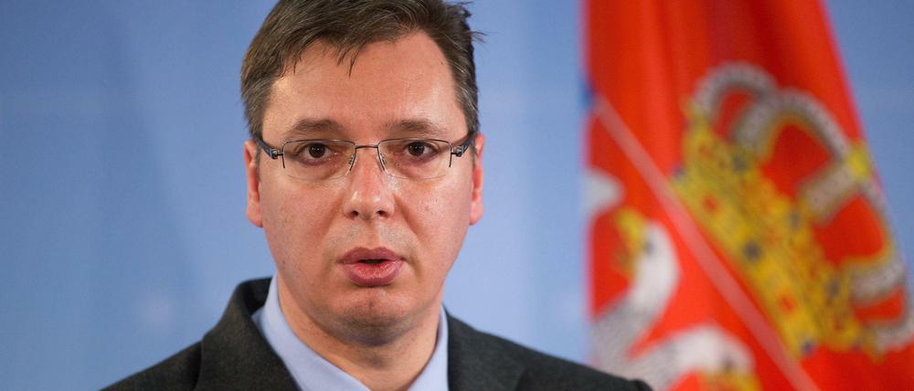 Serbiens Premier Aleksandar Vucic