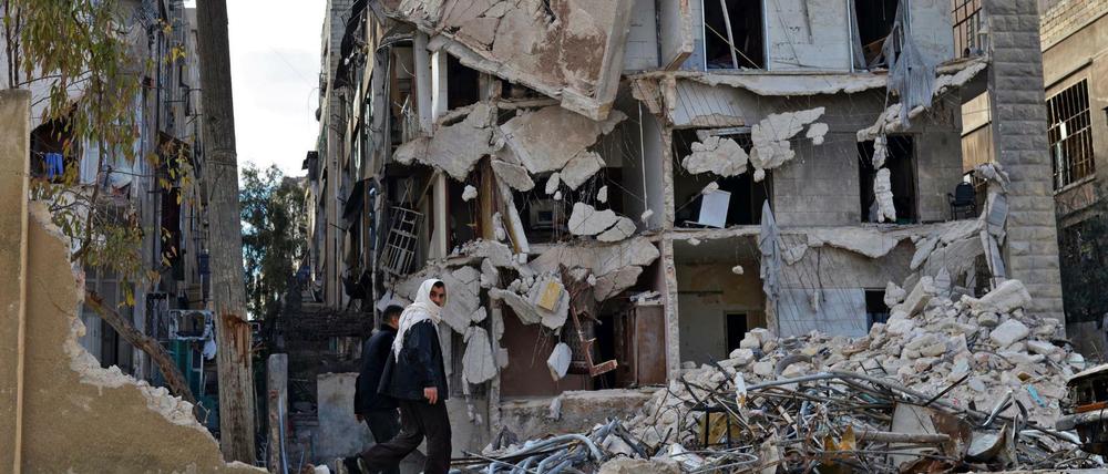 Aleppo in Syrien, aufgenommen 2014. 