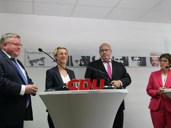 Die CDU-Politiker Markus Uhl und Nadine Schön rücken für die Minister Peter Altmaier und Annegret Kramp-Karrenbauer in den Bundestag nach. 