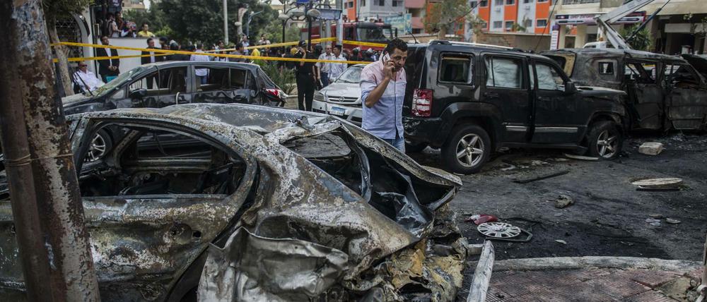 Anschlag in Ägypten - dabei kam auch Ägyptens Generalstaatsanwalt Hisham Barakat ums Leben.
