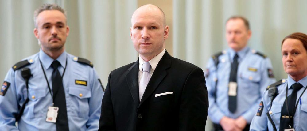 Anders Behring Breivik hatte im Juli 2011 bei Anschlägen in Oslo und auf der Insel Utøya 77 Menschen getötet.