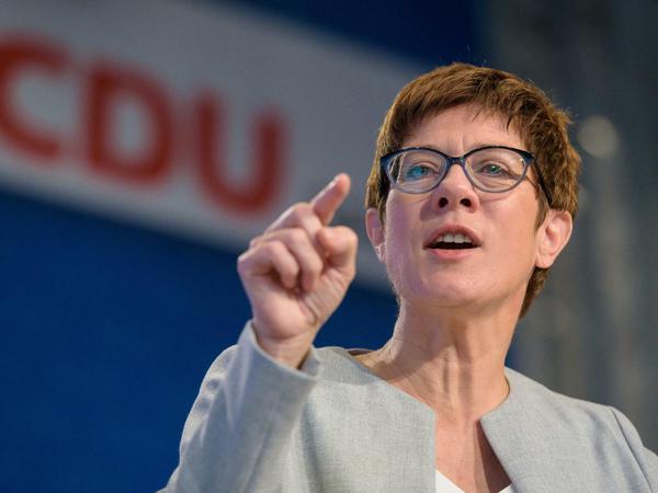 Die saarländische Ministerpräsidentin Annegret Kramp-Karrenbauer (CDU) 