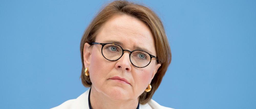 Staatsministerin Annette Widmann-Mauz (CDU), Beauftragte der Bundesregierung für Migration, Flüchtlinge und Integration. 