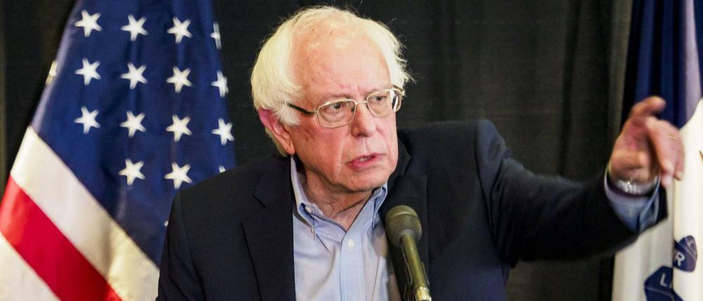 Der US-Demokrat Bernie Sanders hofft auf die Nominierung als Präsidentschaftskandidat für die Wahl 2020.