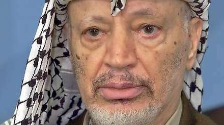 Jassir Arafats Leiche wurde am Dienstagmorgen exhumiert. 