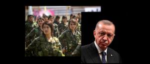 Erdogan möchte die säkularen Verteidigungskräfte YPJ in Syriens kurdischem Norden bekämpfen.