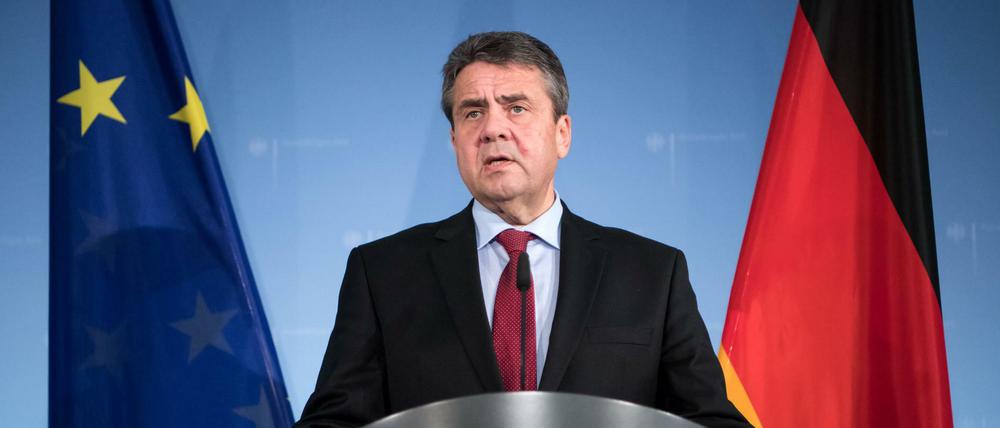 Außenminister Sigmar Gabriel (SPD).