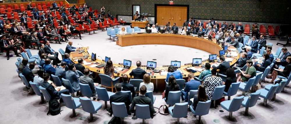 Der UN-Sicherheitsrat in New York. 
