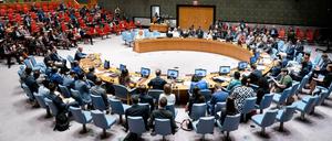 Der UN-Sicherheitsrat in New York. 