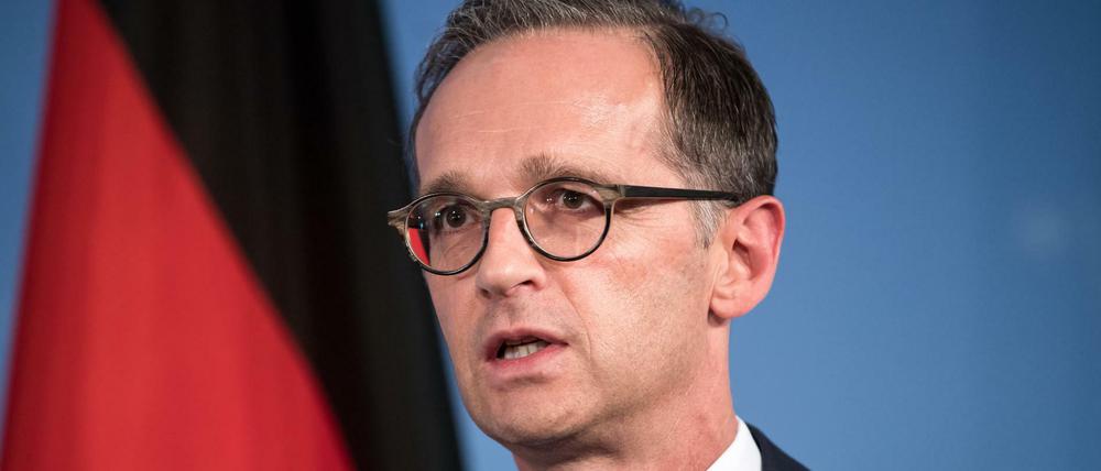 Deutschlands Außenminister Heiko Maas will über Macrons Appell kontrovers diskutieren.