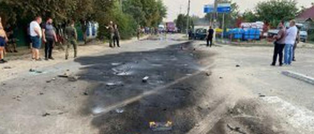 In der Region Luhansk soll ein Kollaborateur bei der Explosion seines Autos getötet worden sein.