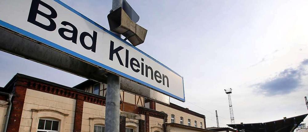 Kleinstadtbahnhof. Bad Kleinen in Mecklenburg-Vorpommern