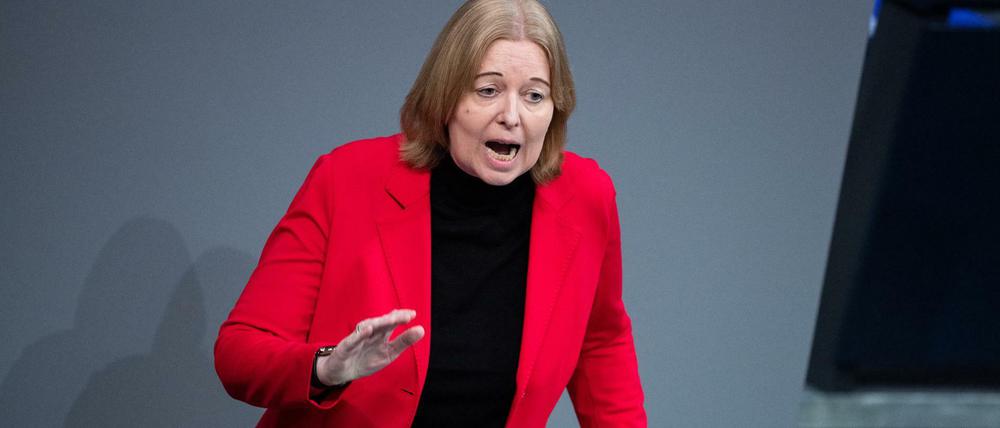 SPD-Politikerin Bärbel Bas kandidiert als Bundestagspräsidentin.