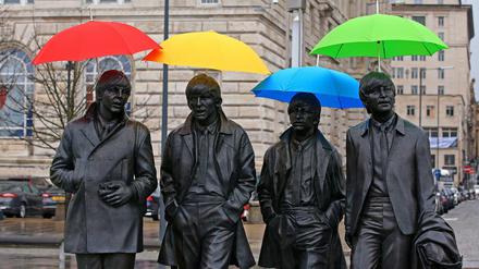 Teil der britischen Identität: In Liverpool haben die Beatles längst ihr Denkmal im Stadtbild.