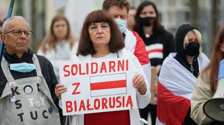 In Polen kämpft die belarussische Opposition weiter gegen Staatschef Lukaschenko. 