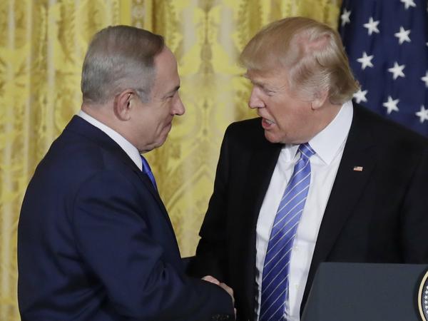 US-Präsident Donald Trump (r.) und der israelische Ministerpräsident, Benjamin Netanjahu, sind sich einig: Der Atomdeal war ein Fehler. 
