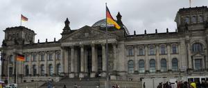 Das Reichstagsgebäude.