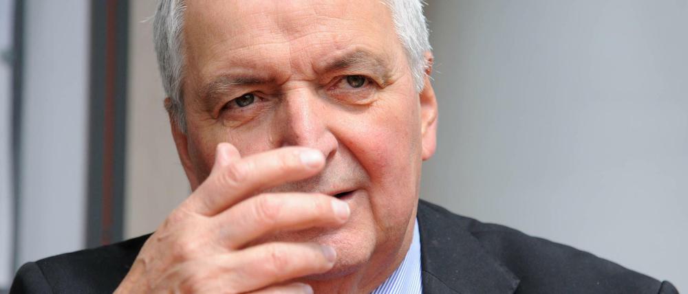 Vorsitzender des Nationalen Begleitgremiums und ehemaliger Bundesumweltminister Klaus Töpfer (CDU). 